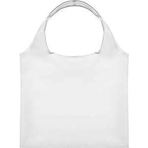Full Color Faltbare RPET Einkaufstasche , weiß, RPET, 56,00cm x 41,00cm (Höhe x Breite)