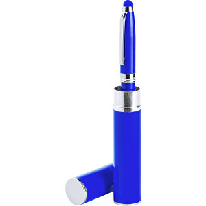 Kugelschreiber Pointer Hasten , blau, Metall, 15,60cm (Breite)