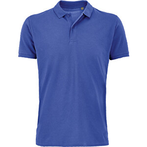 Polo Shirt - Planet Men , Sol´s, royal blue, Organische Baumwolle, L, 74,00cm x 55,00cm (Länge x Breite)