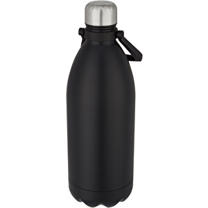 Cove 1,5 L Vakuum-Isolierflasche , schwarz, Edelstahl, PP Kunststoff, Silikon Kunststoff, 33,30cm (Höhe)
