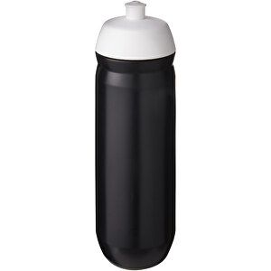 HydroFlex™ 750 Ml Squeezy Sportflasche , weiß / schwarz, MDPE Kunststoff, PP Kunststoff, 23,20cm (Höhe)