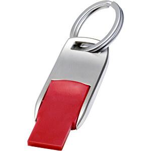 Flip USB Stick , rot MB , 8 GB , Zink Legierung, Kunststoff MB , 4,60cm x 0,60cm x 1,90cm (Länge x Höhe x Breite)