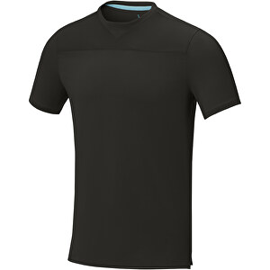 Borax Cool Fit T-Shirt Aus Recyceltem  GRS Material Für Herren , schwarz, Mesh mit Cool Fit Finish 90% GRS zertifiziertes recyceltes Polyester, 10% Elastan, 160 g/m2, L, 