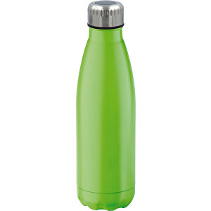 Isolierflasche Swing Colour-Edition Mit Temperaturanzeige 500ml , hellgrün, Edelstahl & PP, 25,30cm (Höhe)