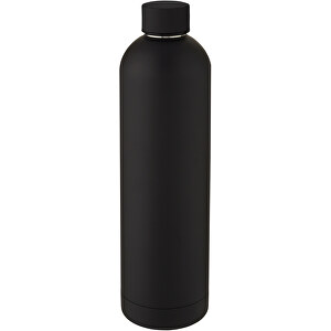 Spring 1 L Kupfer-Vakuum Isolierflasche , schwarz, Edelstahl, PP Kunststoff, 28,95cm (Höhe)