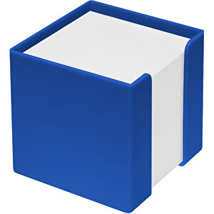 Zettelbox 'Alpha' , blau, PS+PAP, 10,00cm x 10,00cm x 10,00cm (Länge x Höhe x Breite)