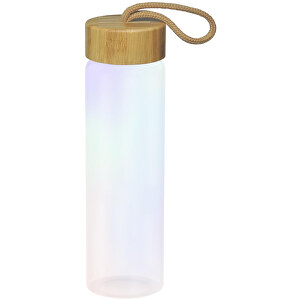 Glasflasche 'Bamboo', 0,65 L, Colour , mehrfarbig, Glas, 24,00cm (Höhe)