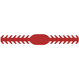 Maskenhalterung 'Comfort', Large , standard-rot, Kunststoff, 18,40cm x 2,50cm (Länge x Breite)