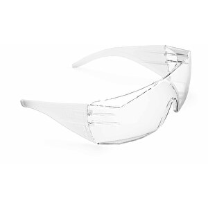 Schutzbrille 'Safety' , transparent, Kunststoff, 16,60cm x 6,80cm x 5,60cm (Länge x Höhe x Breite)