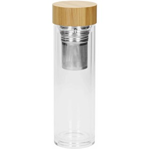 Glasflasche 'Tea' 0,45l , transparent, Glas, 23,50cm (Höhe)