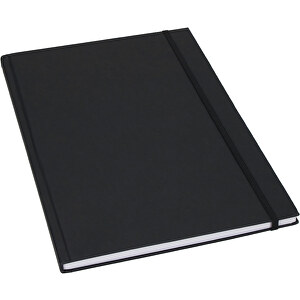 Notizbuch 'Note' A4 , schwarz, Papier-Pappe, 29,70cm x 1,30cm x 21,00cm (Länge x Höhe x Breite)