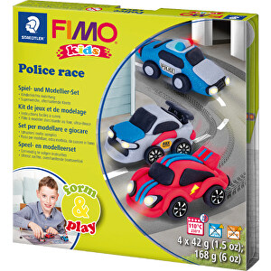 STAEDTLER FIMO Kids Modellierset 'form&play' , Staedtler, Plastilin, 15,50cm x 2,20cm x 15,60cm (Länge x Höhe x Breite)