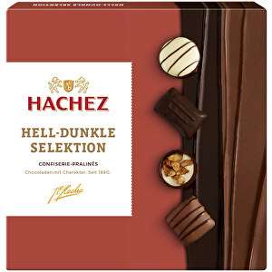 Hell-Dunkel Selection - HACHEZ Pralinen , , 16,30cm x 3,00cm x 16,30cm (Länge x Höhe x Breite)