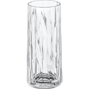 CLUB No. 3 , Koziol, crystal clear, Koziol Superglas, 6,50cm x 14,90cm x 6,50cm (Länge x Höhe x Breite)