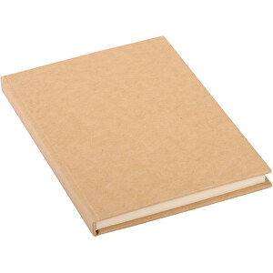 Notizbuch CRAFT Im DIN-A6-Format , braun, Papier, 14,80cm x 1,00cm x 10,50cm (Länge x Höhe x Breite)