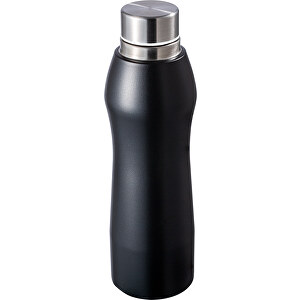 Trinkflasche RETUMBLER-GIBRALTAR , Retumbler, schwarz / silber / weiß, Edelstahl, Kunststoff, Silikon, 25,50cm x 7,50cm x 7,50cm (Länge x Höhe x Breite)