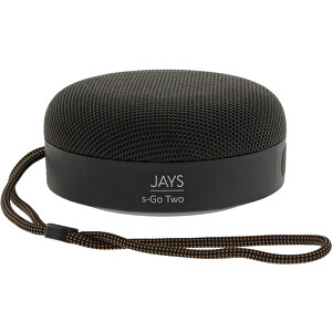 T00519 | Jays S-Go Two TWS Bluetooth Speaker 5W , schwarz, Silikon, 4,50cm (Höhe)