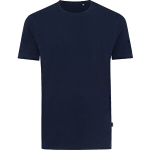 Iqoniq Bryce T-Shirt Aus Recycelter Baumwolle, Navy Blau , navy blau, 50% recycelte und 50% biologische Baumwolle, XXL, 77,00cm x 0,50cm (Länge x Höhe)
