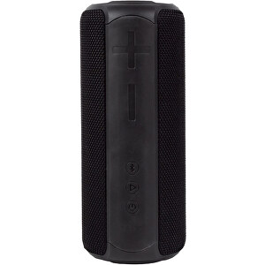 Lautsprecher Prixton Echo Box , schwarz, ABS Kunststoff, TPU Kunststoff, 9,50cm x 22,50cm x 9,50cm (Länge x Höhe x Breite)