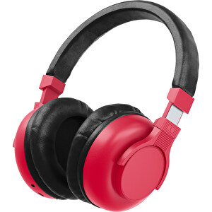 Bluetooth-ANC-Kopfhörer SilentHarmony Inkl. Individualisierung , dunkelrot / schwarz, Kunststoff, 20,00cm x 10,00cm x 17,00cm (Länge x Höhe x Breite)