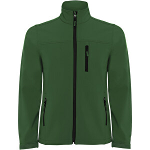 Antartida Softshelljacke Für Herren , dunkelgrün, Woven 92% Polyester, 8% Elastan, 300 g/m2, Bonding, Microfleece 100% Polyester, 3XL, 