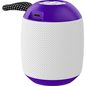 Lautsprecher GrooveFlex , weiß / violet, Kunststoff, 88,00cm (Höhe)