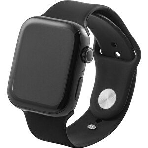 WILES. Smart Watch Mit 1.85-Zoll-Bildschirm , schwarz, Silikon, 