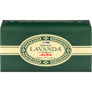 LAVANDA 125 G. Sabonete Com Fragrância De Lavanda (150g) , grün, Pflanzenseife, Lavendel, 