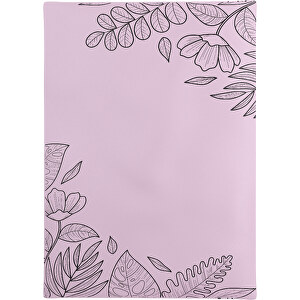 Samentütchen Klein - Recyclingpapier - Sommerblumenmischung , zartrosa / schwarz, Saatgut, Papier, 8,20cm x 11,40cm (Länge x Breite)