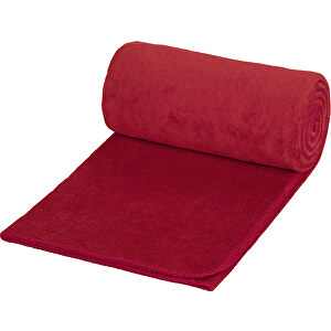 Fleecedecke Basic Rot - 120 X 150 Cm, 180 G/m² , rot, 100 % Polyester Fleece, 26,00cm x 8,00cm x 28,00cm (Länge x Höhe x Breite)