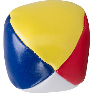 Jonglierball Mit 4 Segmenten , multicolour, Material: Polyurethan, Füllung: Kunststoff, 6,50cm (Breite)