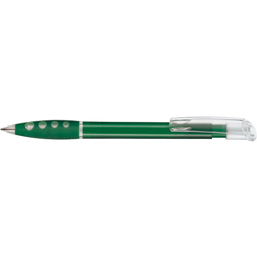 Kugelschreiber BUBBLE TRANSPARENT , Ritter-Pen, limonen-grün, ABS-Kunststoff, 14,40cm (Länge), Bild 3