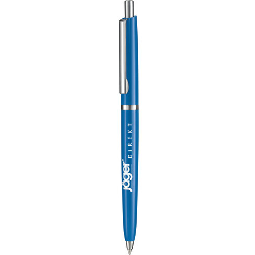 Kugelschreiber CLASSIC , Ritter-Pen, azurblau, ABS-Kunststoff, 13,40cm (Länge), Bild 1