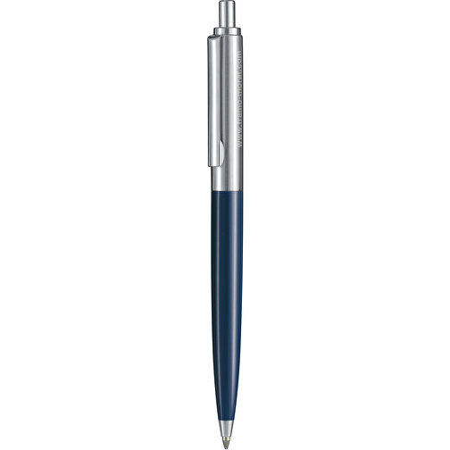 Kugelschreiber KNIGHT , Ritter-Pen, dunkel-blau, ABS + Metall, 13,40cm (Länge), Bild 1