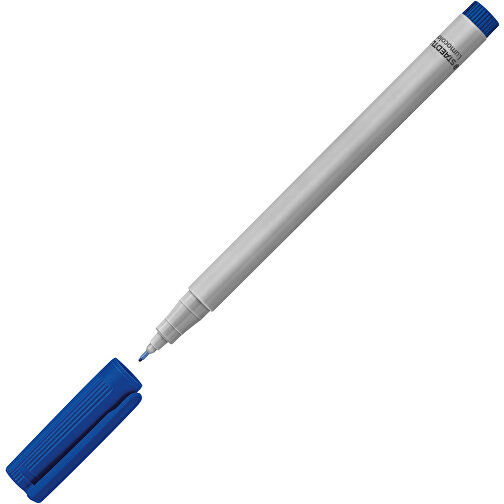 STAEDTLER Lumocolor Non-permanent S , Staedtler, blau, Kunststoff, 14,10cm x 0,90cm x 0,90cm (Länge x Höhe x Breite), Bild 2