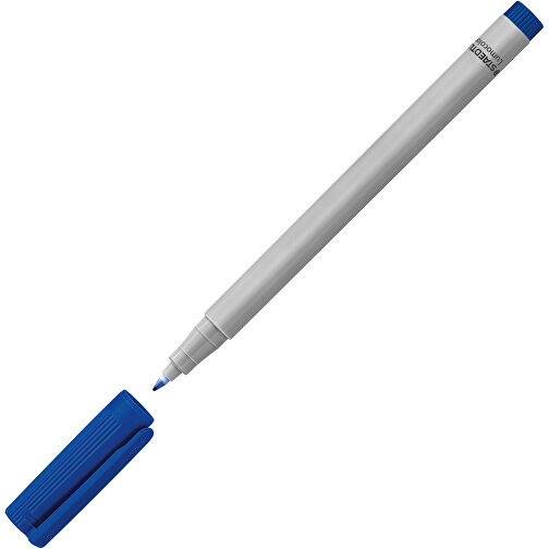 STAEDTLER Lumocolor Non-permanent F , Staedtler, blau, Kunststoff, 14,10cm x 0,90cm x 0,90cm (Länge x Höhe x Breite), Bild 2