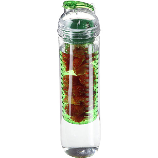 Trinkflasche 'Frutto' 0,8 L, Tritan , Transluzent/grün, Kunststoff, 28,00cm (Höhe), Bild 2