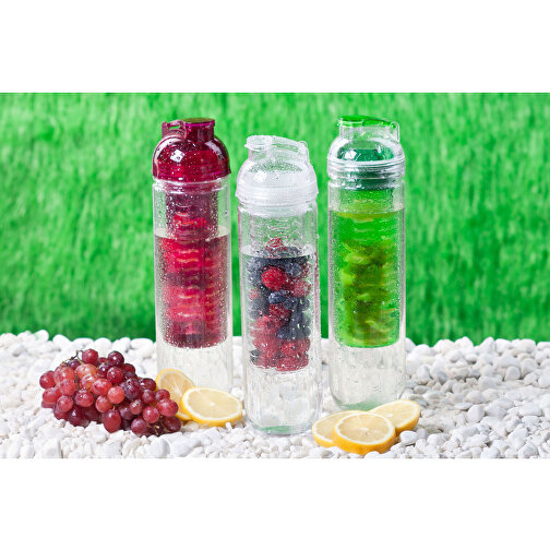 Trinkflasche 'Frutto' 0,8 L, Tritan , Transluzent/grün, Kunststoff, 28,00cm (Höhe), Bild 4