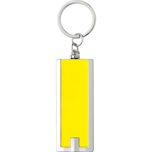Schlüsselanhänger Aus Kunststoff Mitchell , gelb, ABS, Plastik, 6,10cm x 0,90cm x 2,40cm (Länge x Höhe x Breite), Bild 1