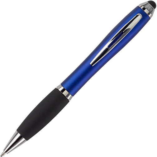 Kugelschreiber Aus Kunststoff Lana , blau, ABS, Plastik, Metall, Kautschuk, 13,30cm (Höhe), Bild 2