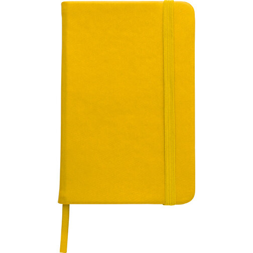 Notizbuch Aus PU Eva , gelb, Karton, Papier, PU, 21,00cm x 1,56cm x 14,00cm (Länge x Höhe x Breite), Bild 1