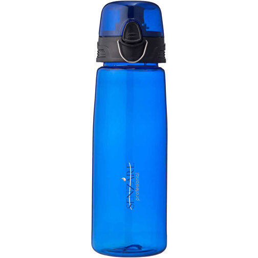 Capri 700 Ml Tritan™ Sportflasche , transparent blau, Eastman Tritan™, 25,00cm (Höhe), Bild 2