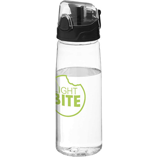 Capri 700 Ml Tritan™ Sportflasche , transparent klar, Eastman Tritan™, 25,00cm (Höhe), Bild 3