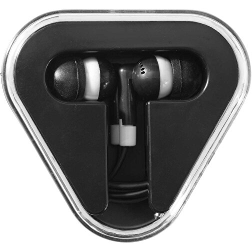Rebel Ohrhörer , schwarz / weiss, ABS Kunststoff, 6,00cm x 1,70cm x 6,50cm (Länge x Höhe x Breite), Bild 3