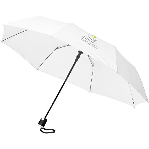 Wali 21' Automatik Kompaktregenschirm , weiß, Polyester, 28,00cm (Höhe), Bild 2
