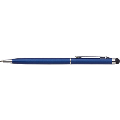 Kugelschreiber Aus Aluminium Irina , kobaltblau, Aluminium, Metall, Kautschuk, 13,40cm (Höhe), Bild 3