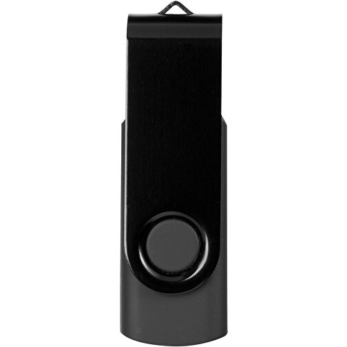 Rotate-Metallic 4 GB USB-Stick , schwarz MB , 4 GB , Kunststoff, Aluminium MB , 5,80cm x 1,00cm x 1,90cm (Länge x Höhe x Breite), Bild 3