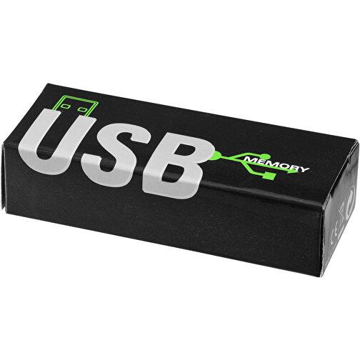 Rotate-Metallic 4 GB USB-Stick , schwarz MB , 4 GB , Kunststoff, Aluminium MB , 5,80cm x 1,00cm x 1,90cm (Länge x Höhe x Breite), Bild 4