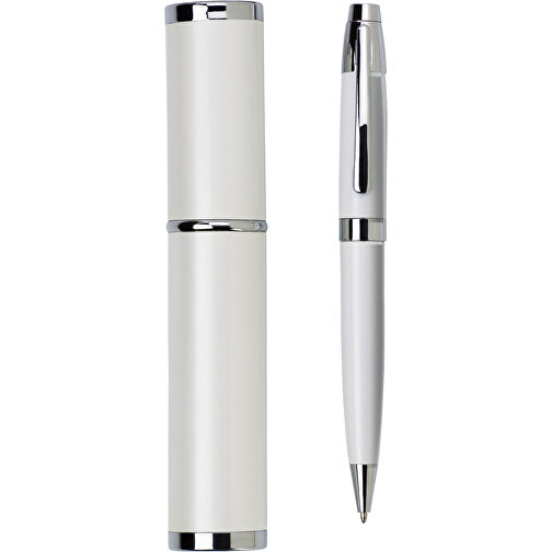 Kugelschreiber Aus Metall Mark , weiß, Kupfer, Metall, , Bild 4