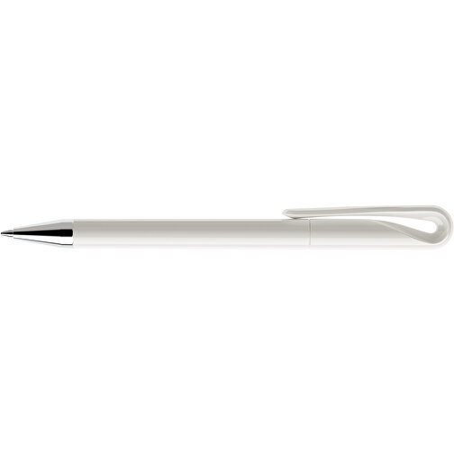 Prodir DS1 TPC Twist Kugelschreiber , Prodir, weiß, Kunststoff/Metall, 14,10cm x 1,40cm (Länge x Breite), Bild 5